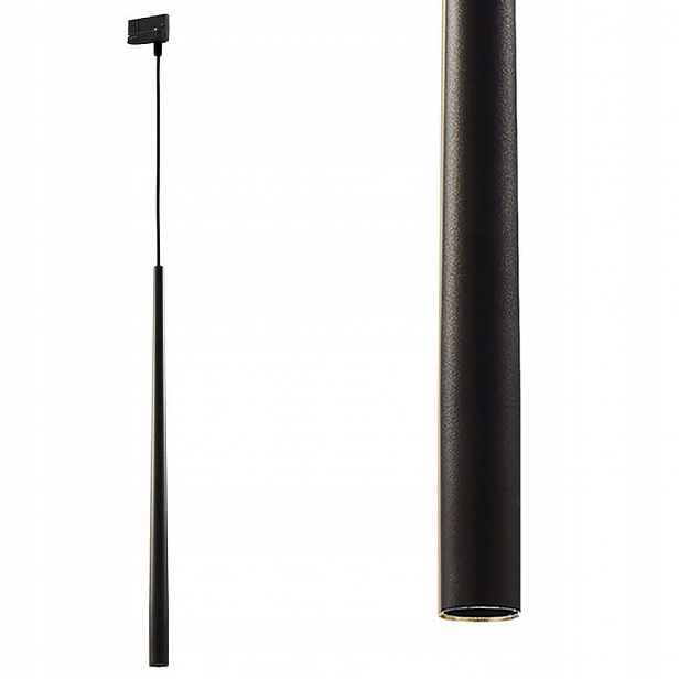 Třífázová kolejnicová lampa Piano Black systém Tracer 6028 Tk Lighting