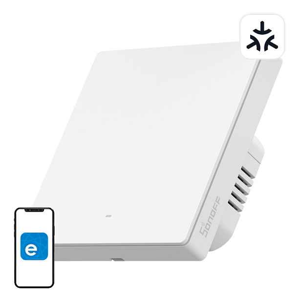 Chytrý Nástěnný Přepínač Wifi Sonoff M5 1KANÁLOVÝ Matter