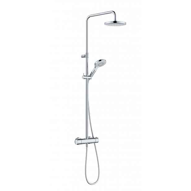 Kludi Dive - Sprchový set s termostatem, průměr 20 cm, 3 proudy, chrom 6907905-00