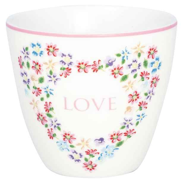 Porcelánový šálek Green Gate Columbine Love, 300 ml