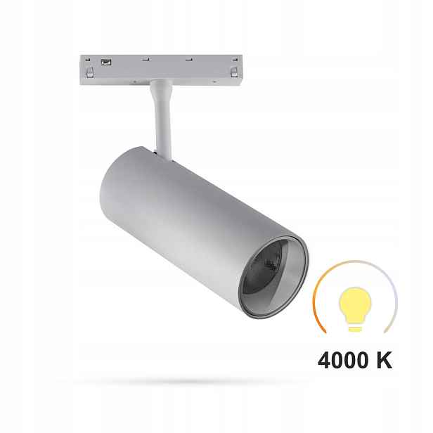 Reflektor Bílý Led Track 20W 4000K Neutrální Smart Track 48VDC