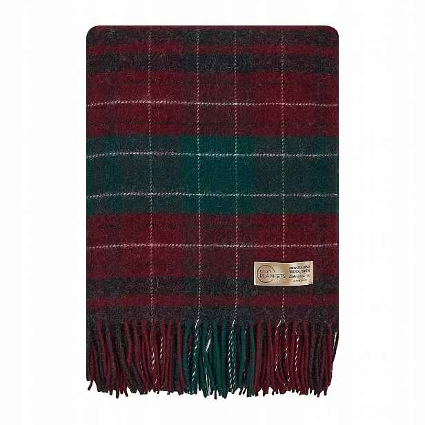 Vánoční Deka Dárek Vlněná 100% měkký pléd 140x200 Cozy Blankets