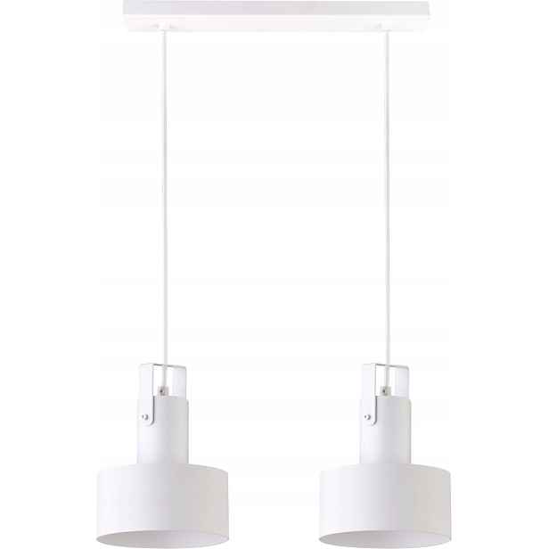 Závěsná lampa Rif Plus 2xE27 15W bílá do obývacího pokoje a jídelny Sigma Lighting