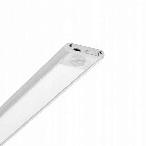 V-tac Podskříňkové svítidlo 2W Led stříbrné, senzor pohybu, Usb nabíjení, 40 cm