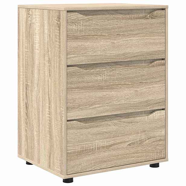 vidaXL Úložná skříňka 60 x 48 x 81 cm Kompozitní dřevo Sonoma dub