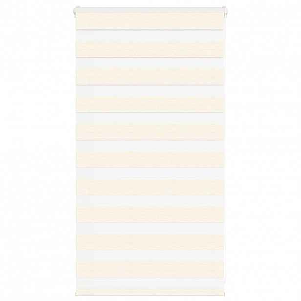 vidaXL Zebra roleta mramorově béžová šířka látky 65,9 cm polyester