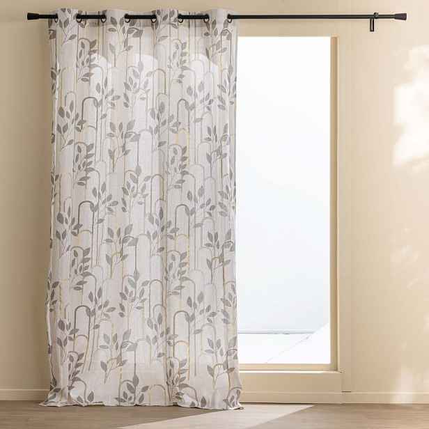 Šedý závěs 140x240 cm Roseris – douceur d'intérieur