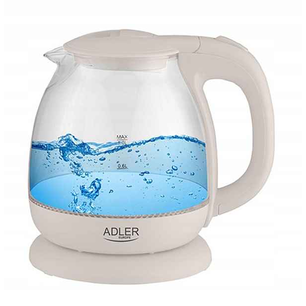 TEMU AD 1283 krémová skleněná konvice 1,0 l