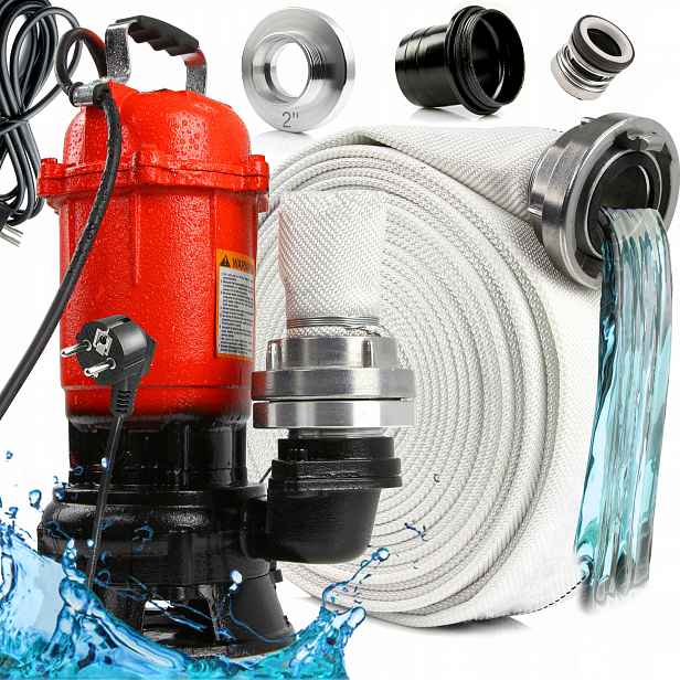 Ponorné Čerpadlo Na Vodu S Drtičem 2" 750 W 18000 l/h Mar-pol