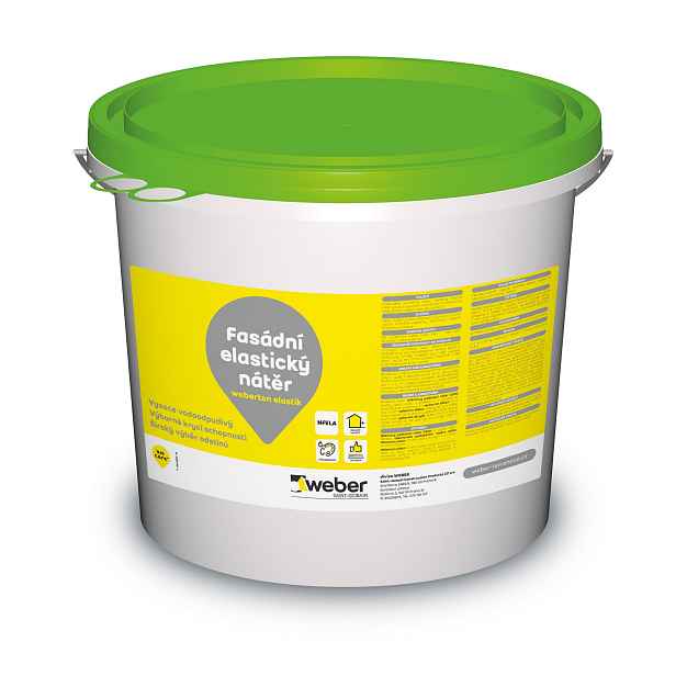 Barva fasádní weberton elastik ZE1B 25 kg