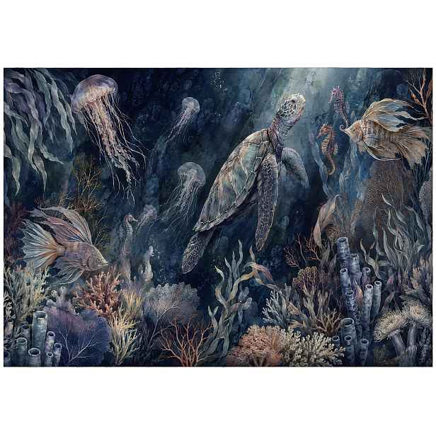 Fototapeta Pro Děti Oceán Želvy Tapeta Do Dětského Pokoje 254x184