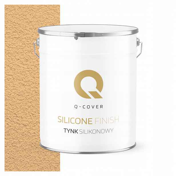 Silikonová Fasádní Omítka Oranžová Světlá F764 7KG Granulace 1.0mm