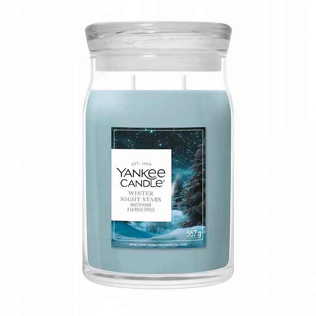 Velká svíčka Signature Winter Night Stars Yankee Candle