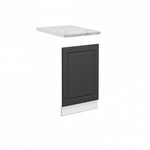 Vicco PŘEDNÍ PANEL Fame-Line Antracitově zlatý 45 cm , PD Mramor