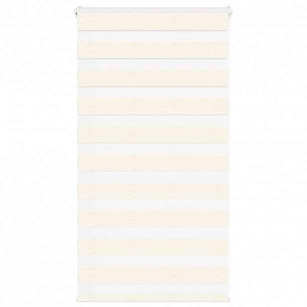 vidaXL Zebra roleta mramorově béžová šířka látky 80,9 cm polyester