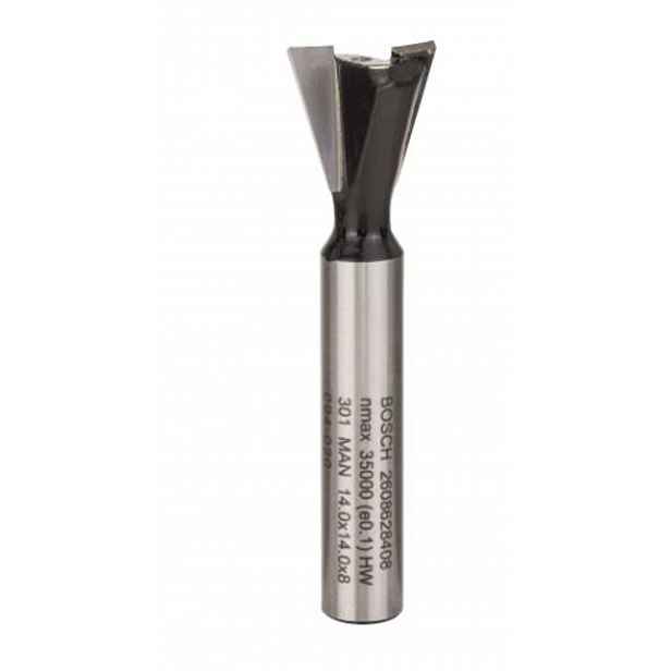 Bosch - Frézovací bit na dřevo, rybinový, 14x55 mm 2608628408