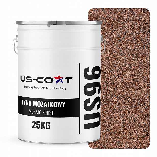 Mozaiková Omítka Mozaika 25 Kg Hnědá Tmavá M73 Ozdobná Pryskyřičná Fasáda
