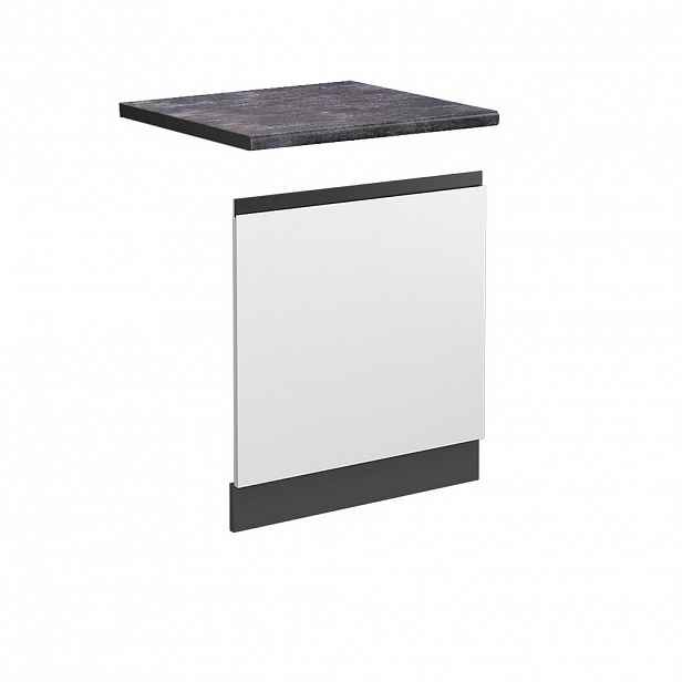 Vicco PŘEDNÍ PANEL R-Line Bílá 60 cm , PD Antracit