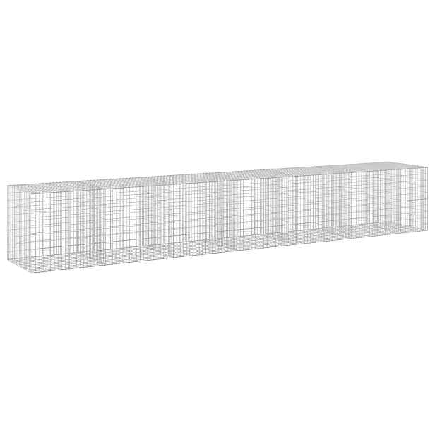 vidaXL Gabion s drátem 3,5 mm a síťkou 5x10 cm 650x100x100 cm