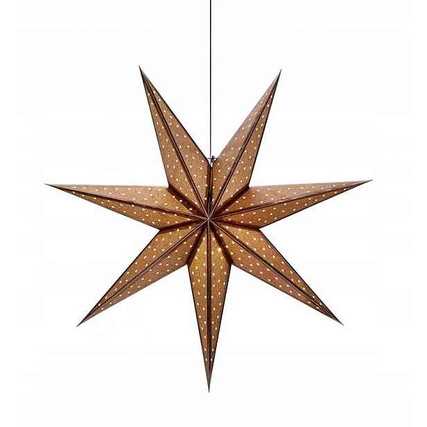 Závěsná hvězda 45 cm hnědá Glitter 705793 Markslojd