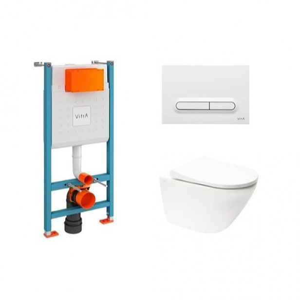 Závěsný WC set do lehkých stěn / předstěnová Vitra S60 SIKOVSW3