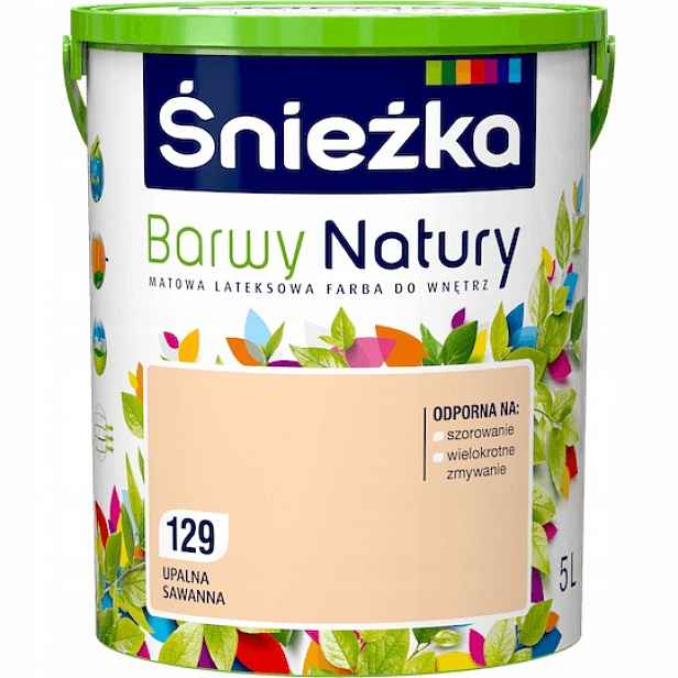 Barva na stěny Barvy přírody 5 l 129 Horká Savana