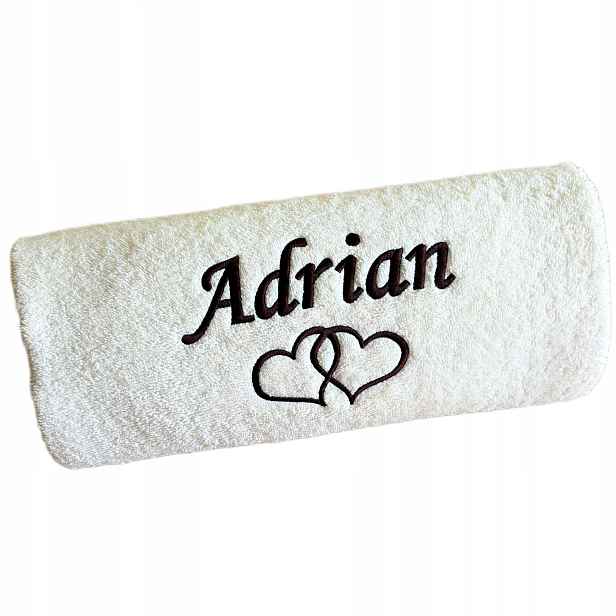 Dárek pro Adriana personalizované narozeninové jmeniny Ručník se jménem Adrian