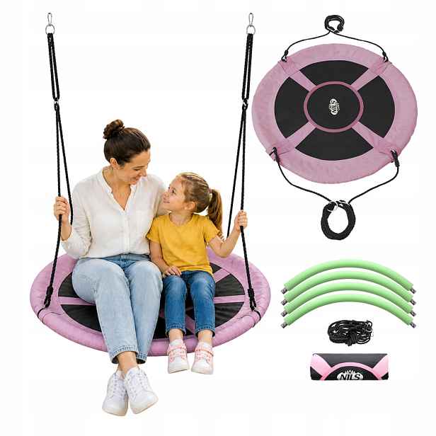 Zahradní houpačka Houpací Hnízdo Odolná závěsná pro děti XXL 100 cm