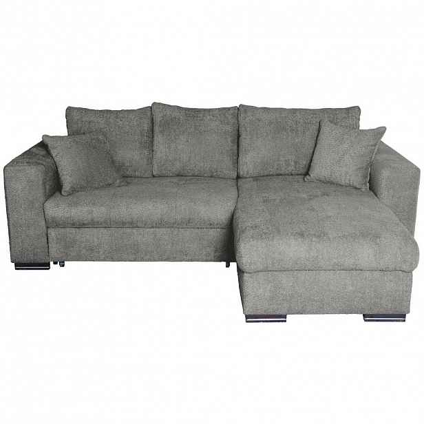 Carryhome ROHOVÁ SEDAČKA, textil, šedá