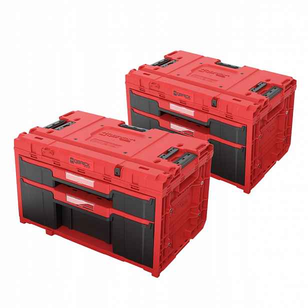 Qbrick One Drawer2 Plus Toolbox2.0 RedUltraHD Custom zásuvky sada 2 ks