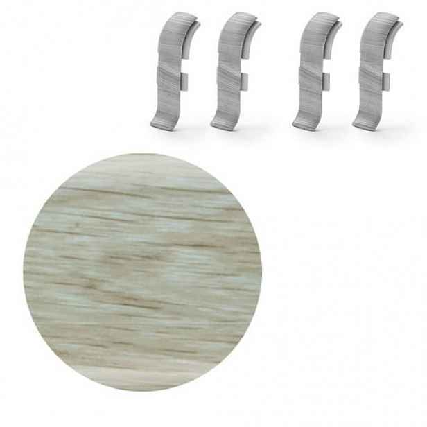Spojka k soklu Naturel dub pískový , PVC délka 0,5 cm, výška hrany 56 mm, NATNGTFF0