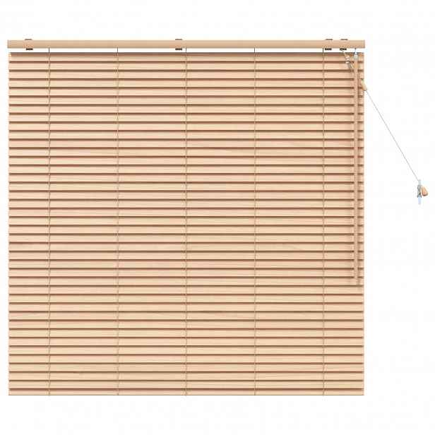vidaXL Venet školní žaluzie Vzhled dubu 125 x 130 cm 35 mm