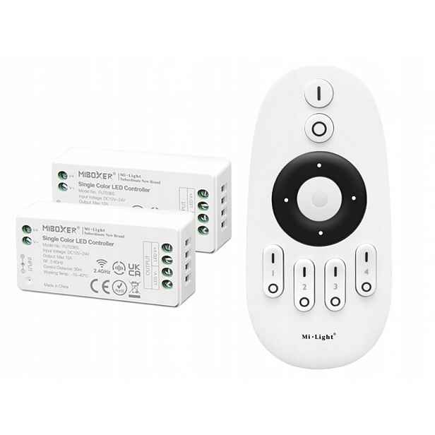 2 x Led zónový ovladač Mono Dálkový Ovladač 288W Milight