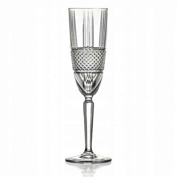 Rcr Brillante Sklenička 180 ML Šampaňské Sada 6 Ks