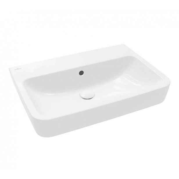 Villeroy & Boch O.novo - Umyvadlo 65x46 cm, s přepadem, bez otvoru pro baterii, alpská bílá 4A416701