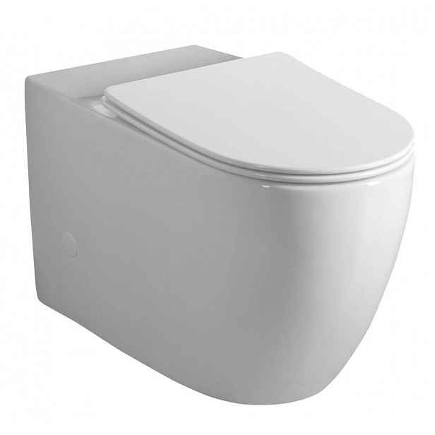 Sapho Infinity - WC kombi mísa, vario odpad, Rimless, bílá PC105-111