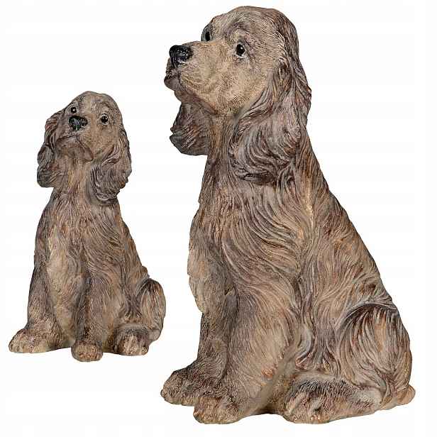 Figurka Psa pes kokršpaněl Dekorativní do obývacího pokoje jako dárek 33 cm