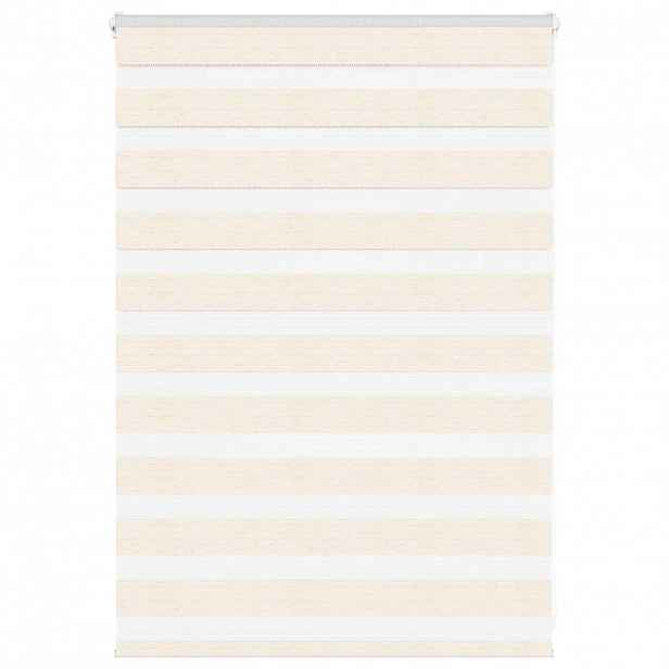 vidaXL Zebra roleta mramorově béžová šířka látky 105,9 cm polyester