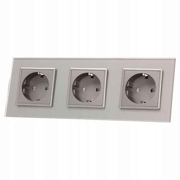 VL-W03EU-64 Zásuvka 16A Livolo Sklo standard Eu