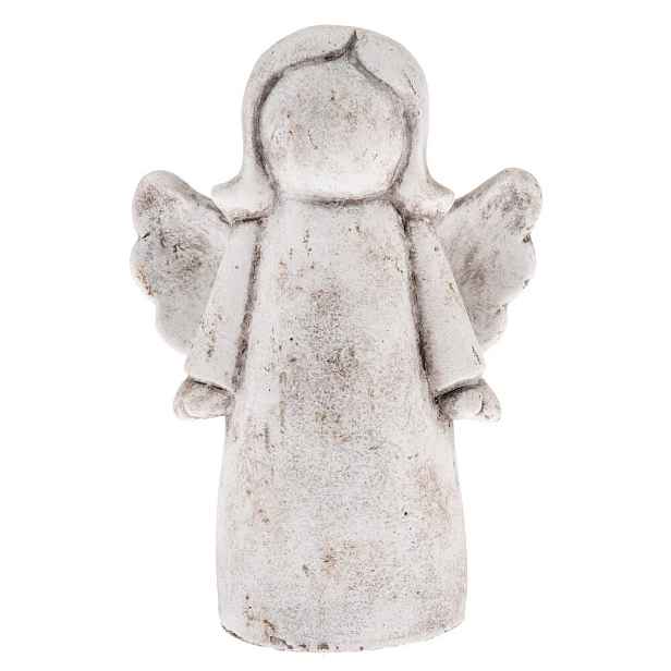 Pietní dekorace Betonový anděl,  25 cm