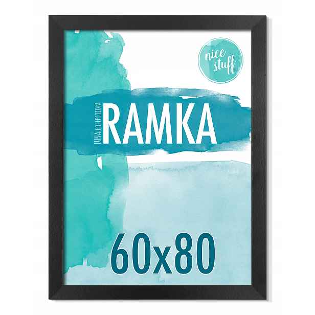 Rámeček 60x80 Rámeček na fotografie 60x80 rámečky na fotografie černá Mdf foto rám