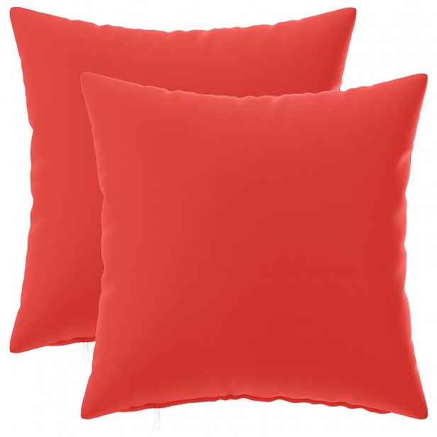 vidaXL Povlak na polštář 2 pcs HEERLEN Červená 30 x 30 cm Polyester