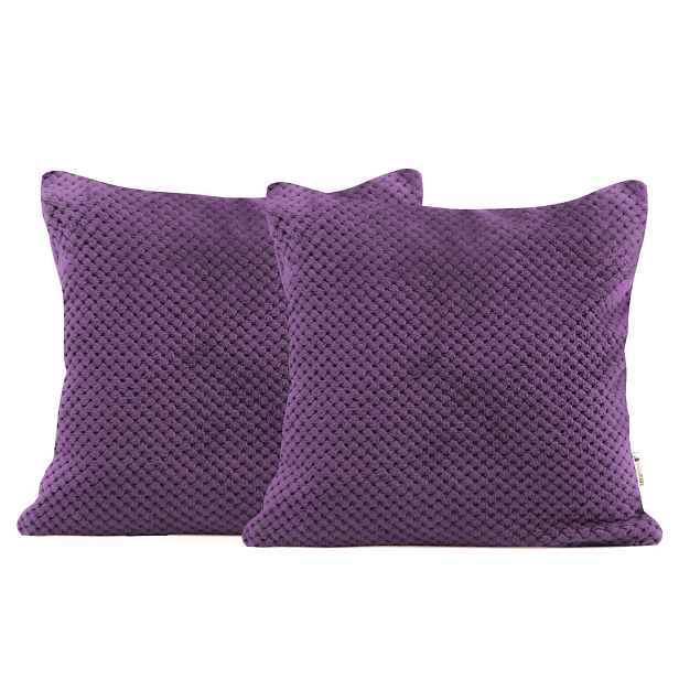 Restilo Povlak na polštář DecoKing HENRY 45x45 cm fialový, velikost 45x45*2