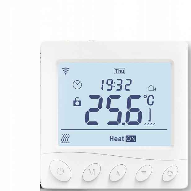 Termostat topení Moes Programovatelný WiFi, kompatibilní s Alexou