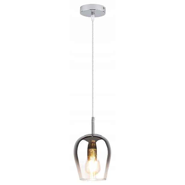 Závěsná lampa s krytem E27 1x15W barva chrom 5252 Petunia Rabalux