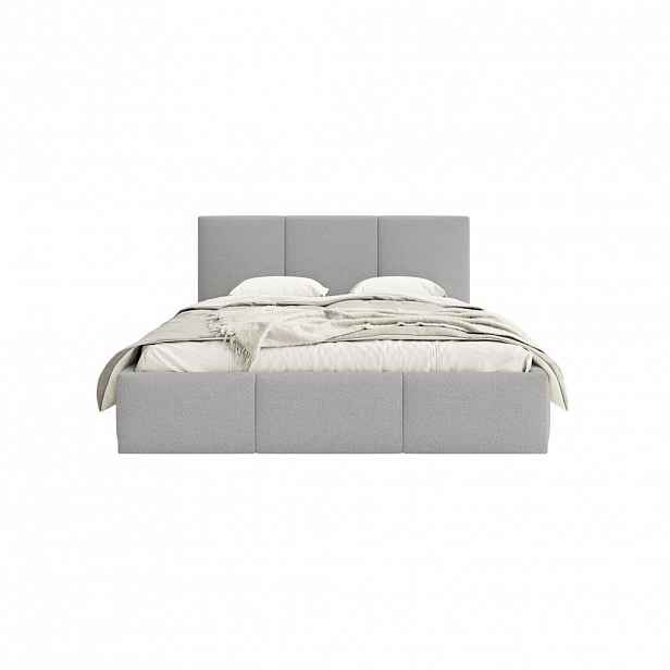 Fedve POLSTROVACÍ POSTEL FONDI SLIM 180x200 cm, Šedá