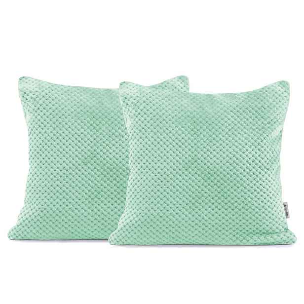 Restilo Povlak na polštář DecoKing HENRY 45x45 cm mátový, velikost 45x45*2