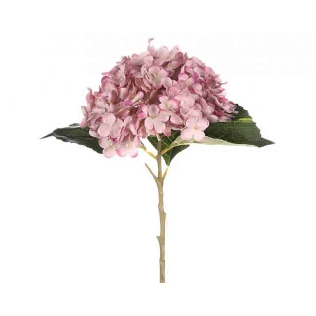 Umělá květina Hortenzie 50 cm, růžová