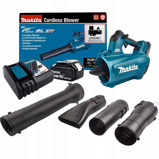 Makita DUB184RT akumulátorový foukač 18V 1x5Ah