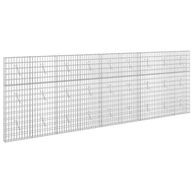 vidaXL Gabion s drátem 3,5 mm a síťkou 5x10 cm 450x10x150 cm